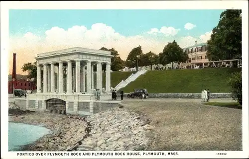 Ak Plymouth Massachusetts USA, Plymouth Rock House
