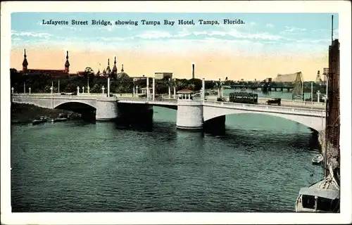 Ak Tampa Florida USA, Lafayette Street Bridge, Hotel