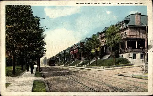 Ak Wilkinsburg Pennsylvania USA, Wood Street Residence Abschnitt