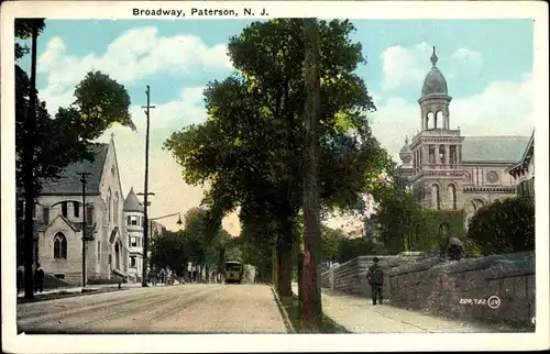 Ak Paterson New Jersey USA, Broadway