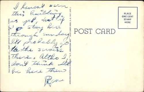 Ak Beaumont Texas USA, First Baptist Church