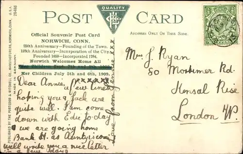 Ak Norwich Connecticut USA, Broadway