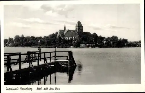 Ak Ratzeburg im Herzogtum Lauenburg, Ratzeburger Dom, Steg