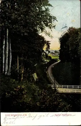 Ak Gremsmühlen Malente in Ostholstein, Steinbusch