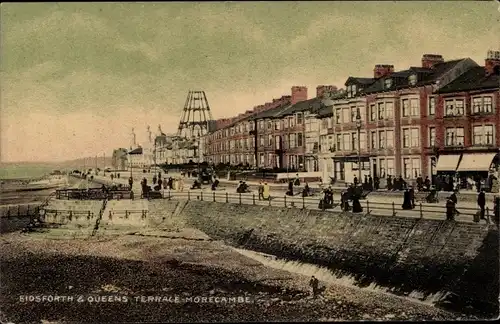 Ak Morecambe Lancaster Lancashire England, Eidsforth Queens Terrace