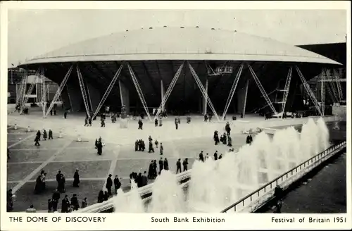 Ak South Bank London City, Festival of Britain 1951, Ausstellung