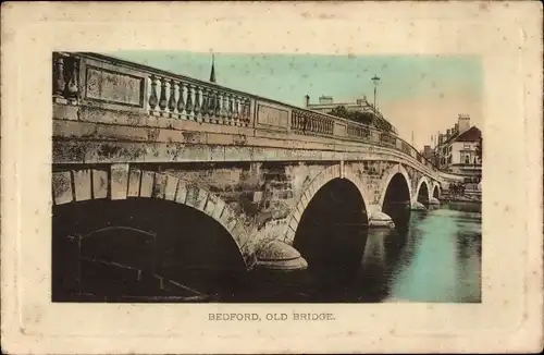 Ak Bedford Bedfordshire England, Alte Brücke