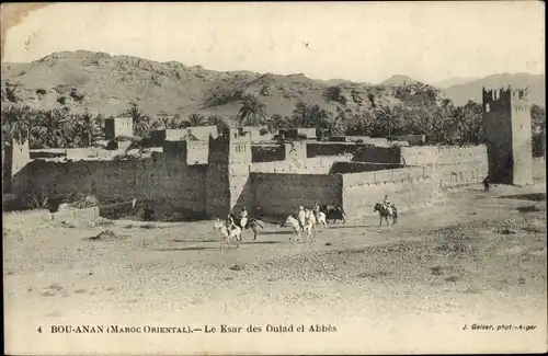 Ak Bou Anan Marokko, Der Ksar von Oulad el Abbes