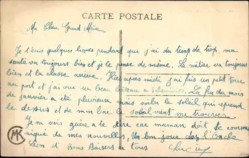 Ak Casablanca, Marokko, Offizierskreis