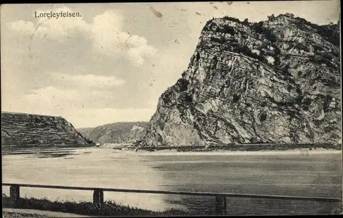 Ak Sankt Goarshausen am Rhein, Loreley