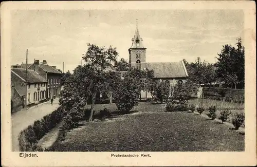 Ak Eijsden Margraten Limburg Niederlande, Protestantsche Kerk