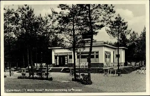 Ak Rijssen Overijssel Niederlande, Cafe-Restaurant 't Witte Hoes, Markeloscheweg