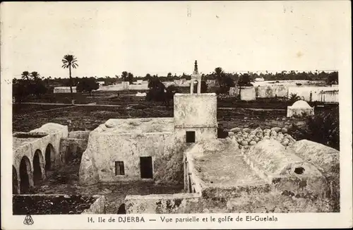 Ak Djerba Midoun Tunesien, Vue partielle et le golfe de El-Guelala