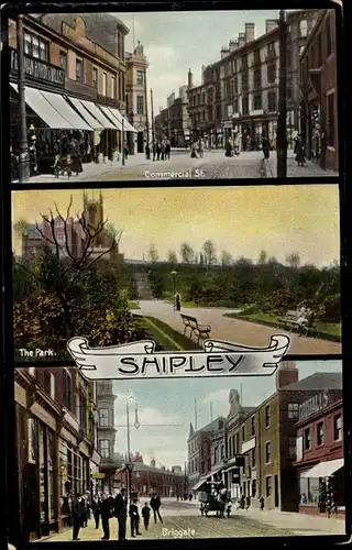 Ak Shipley Yorkshire, Commercial Street, Park, Briggate