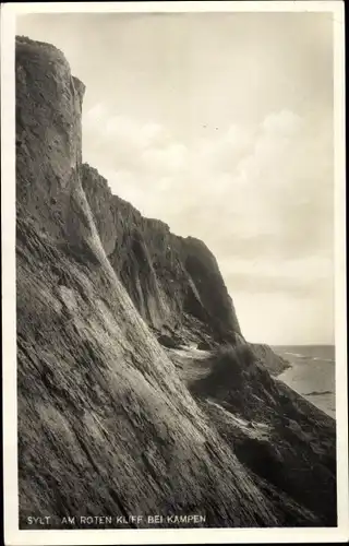 Ak Kampen auf Sylt, Rotes Kliff