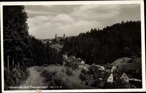 Ak Freudenstadt im Schwarzwald, Teilansicht