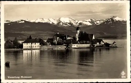 Ak Wasserburg am Bodensee, Gesamtansicht