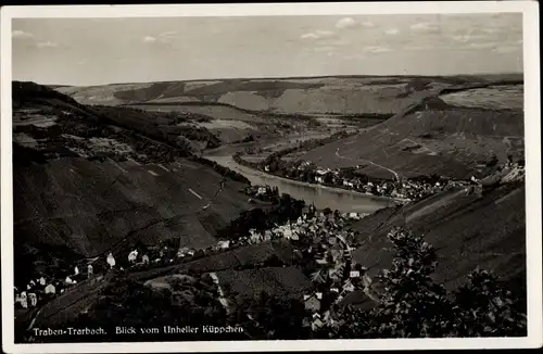 Ak Traben Trarbach an der Mosel, Blick vom Unheller Küppchen