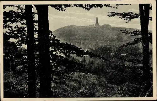 Ak Brotterode in Thüringen, Großer Inselsberg, Blick von der schönen Leite