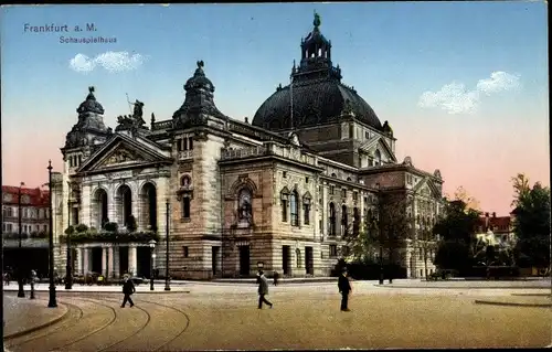 Ak Frankfurt am Main, Schauspielhaus