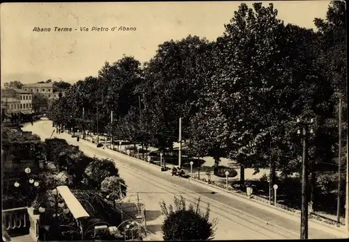 Ak Abano Terme Veneto, Via Pietro d'Abano