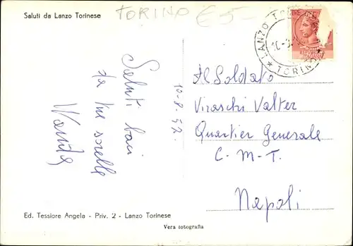 Ak Lanzo Torinese Piemonte, Collegio Don Bosco