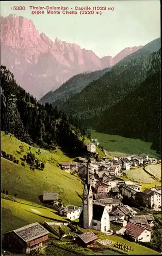 Ak Caprile Biella Piemonte, gegen Monte Civetta