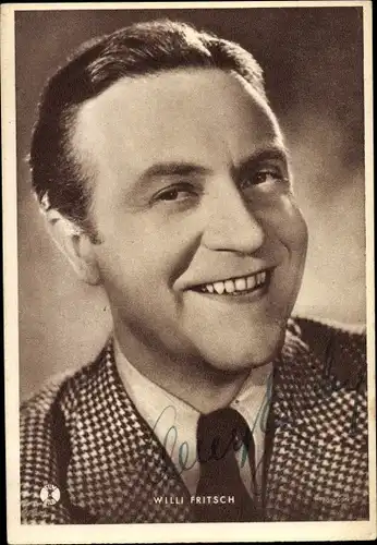 Ak Schauspieler Willi Fritsch, Portrait, Autogramm