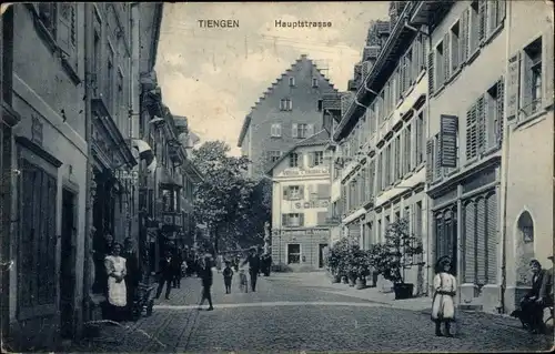 Ak Tiengen am Hochrhein, Hauptstraße