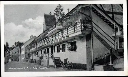 Ak Memmingen in Schwaben, Alte Kaserne