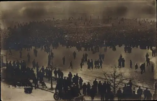 Foto Ak Wilhelmshaven an der Nordsee, Matrosen-Streik 1918