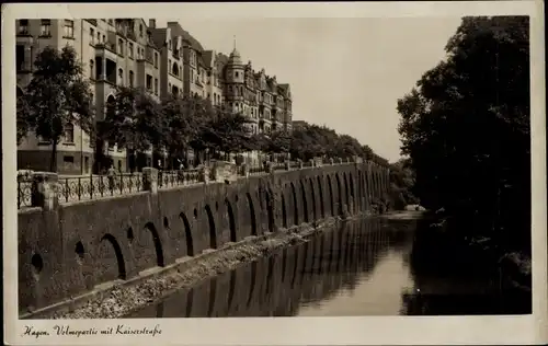 Ak Hagen in Westfalen, Velmepartie, Kaiserstraße