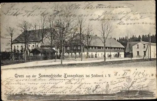Ak Schöneck im Vogtland, Tannenhaus