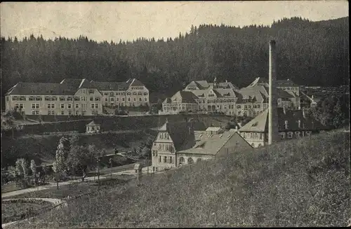 Ak Isny im Allgäu, Heilstätte Überruh