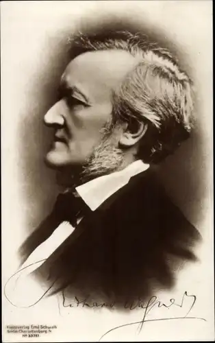 Ak Komponist, Dramatiker und Dichter Richard Wagner, Portrait