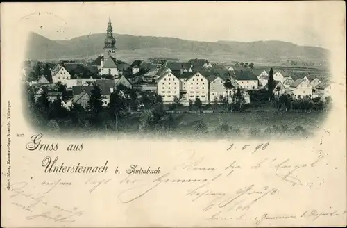 Ak Untersteinach im Frankenwald Bayern, Panorama