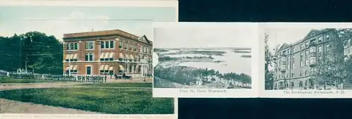 Leporello Ak Portsmouth New Hampshire USA, Konferenzgebäude, Yackson House