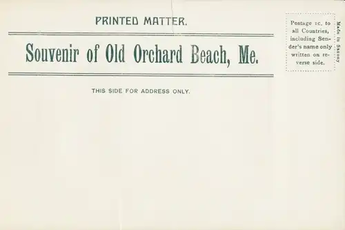 Leporello Ak Maine USA, Old Orchard Beach, Pier, Velvet Hotel, Seashore House, Strandszene