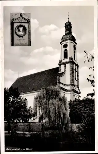 Ak Meißenheim am Rhein Baden, Kirche