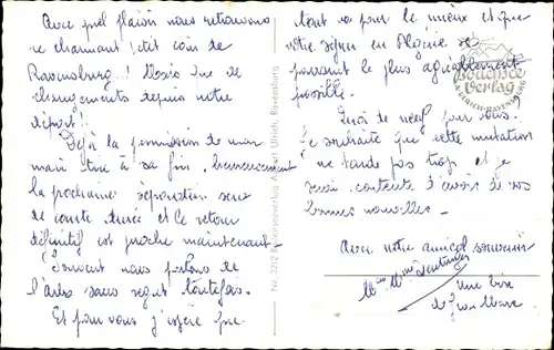 Ak Ravensburg in Württemberg Oberschwaben, Totalansicht, Kirche