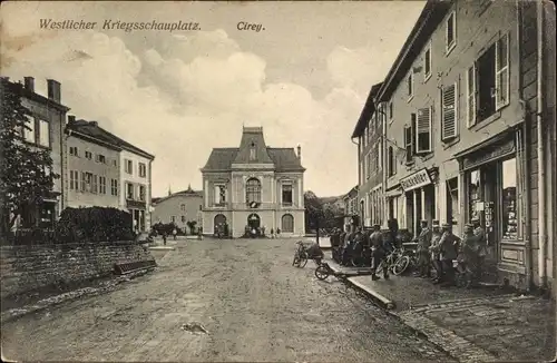 Ak Cirey Meurthe et Moselle, Straßenpartie, deutsche Soldaten, 1. WK