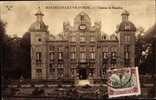 Ak Machelen-Lez-Vilvorde Flämisch Brabant, Chateau de Beaulieu