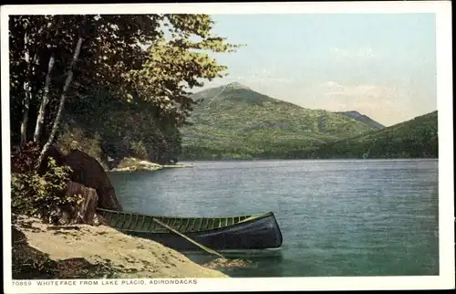 Ak Adirondack Mountains New York USA, Whiteface aus Lake Placid