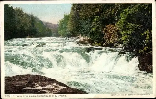 Ak Adirondack Mountains New York USA, Raquette Falls