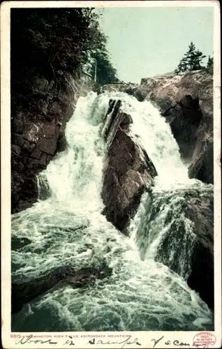 Ak Adirondack Mountains New York USA, Wilmington High Falls