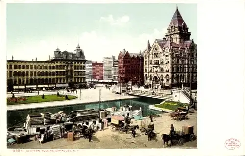 Ak Syracuse New York USA, Clinton Square
