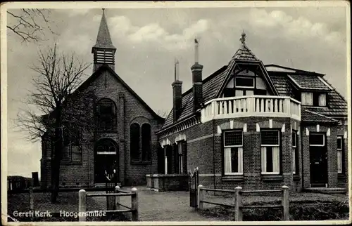 Ak Hoogersmilde Drenthe Niederlande, Geref Kerk