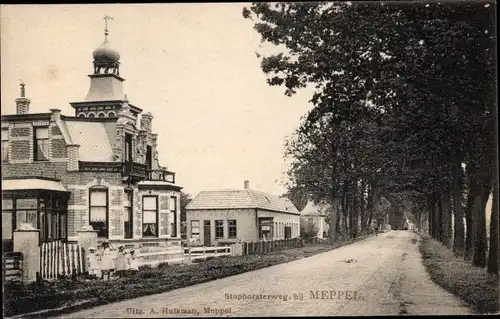 Ak Meppel Drenthe Niederlande, Staphorsterweg