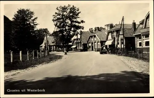 Ak Westerbork Drenthe Niederlande, Dorpsstraat