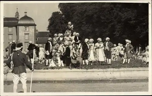 Foto Ak Schwetzingen in Baden, Spargelfest 1929